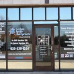 Chiropractic Office Door Vinyl