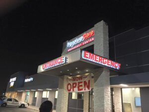 cohesive storefront signage collection