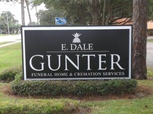 custom post panel monument sign